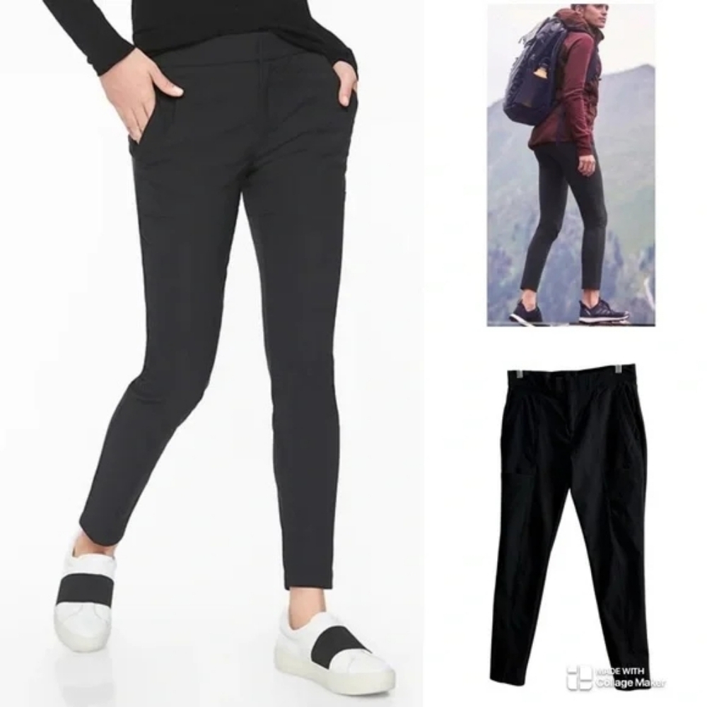 Athleta Wonder Stash Skinny Pants Black Size 4